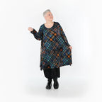 Chemise grande taille AKH Fashion 2666, multicolore