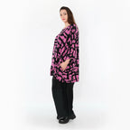 AKH Fashion 7116 Grand T-shirt, Fuchsia-Noir