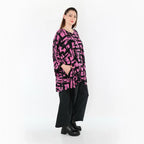 AKH Fashion 7116 Grand T-shirt, Fuchsia-Noir