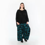 AKH Fashion 8069 Pantalon, Pétrole-Noir