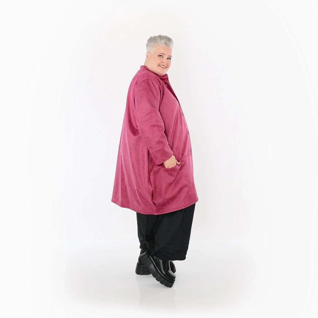 AKH Fashion 7094 Veste Fuchsia