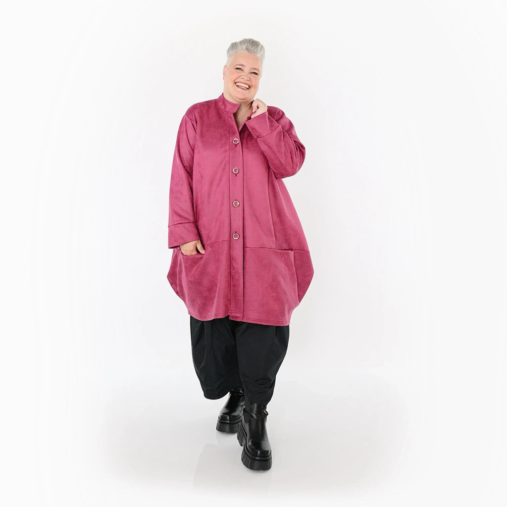 AKH Fashion 7094 Veste Fuchsia