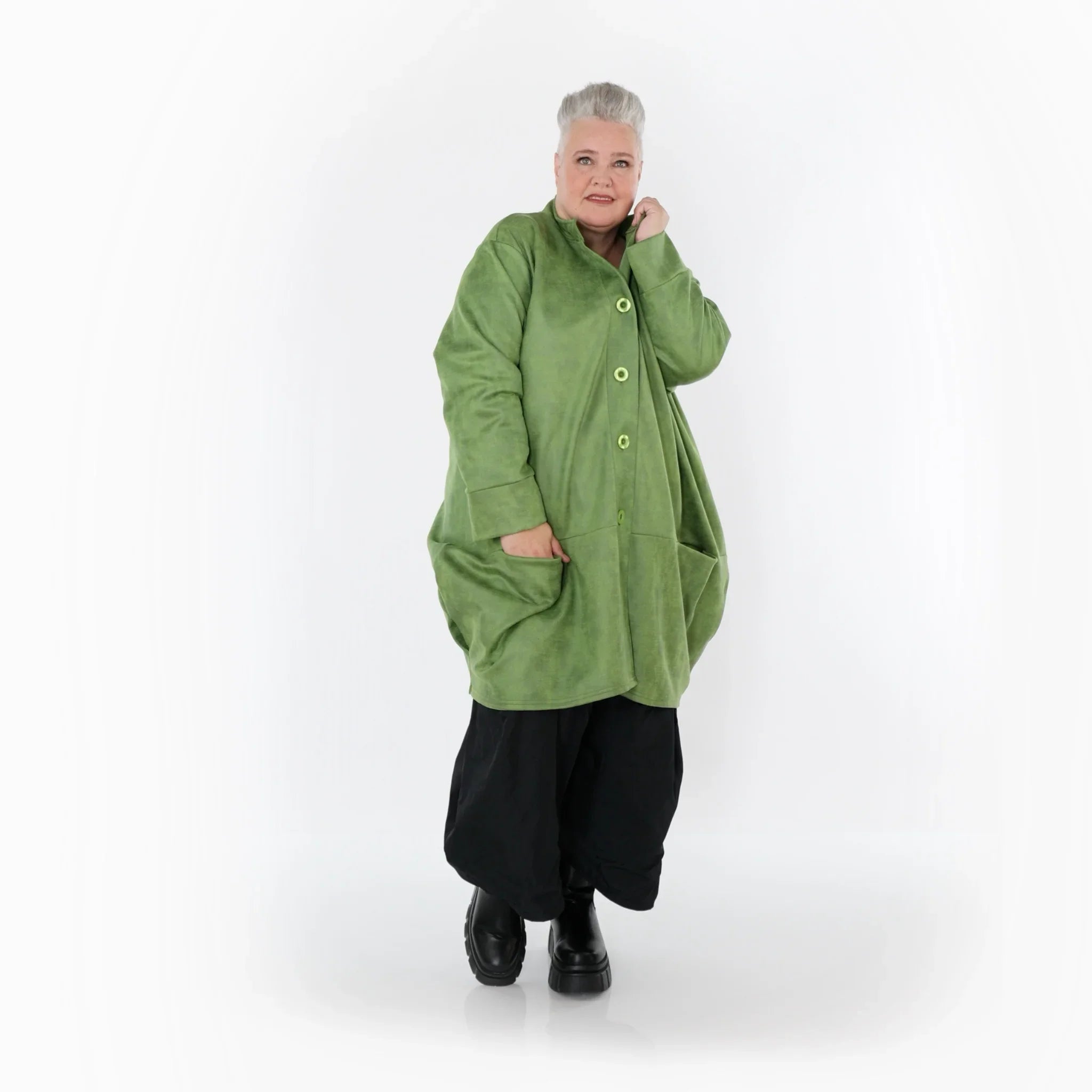Veste AKH Fashion 7094, verte