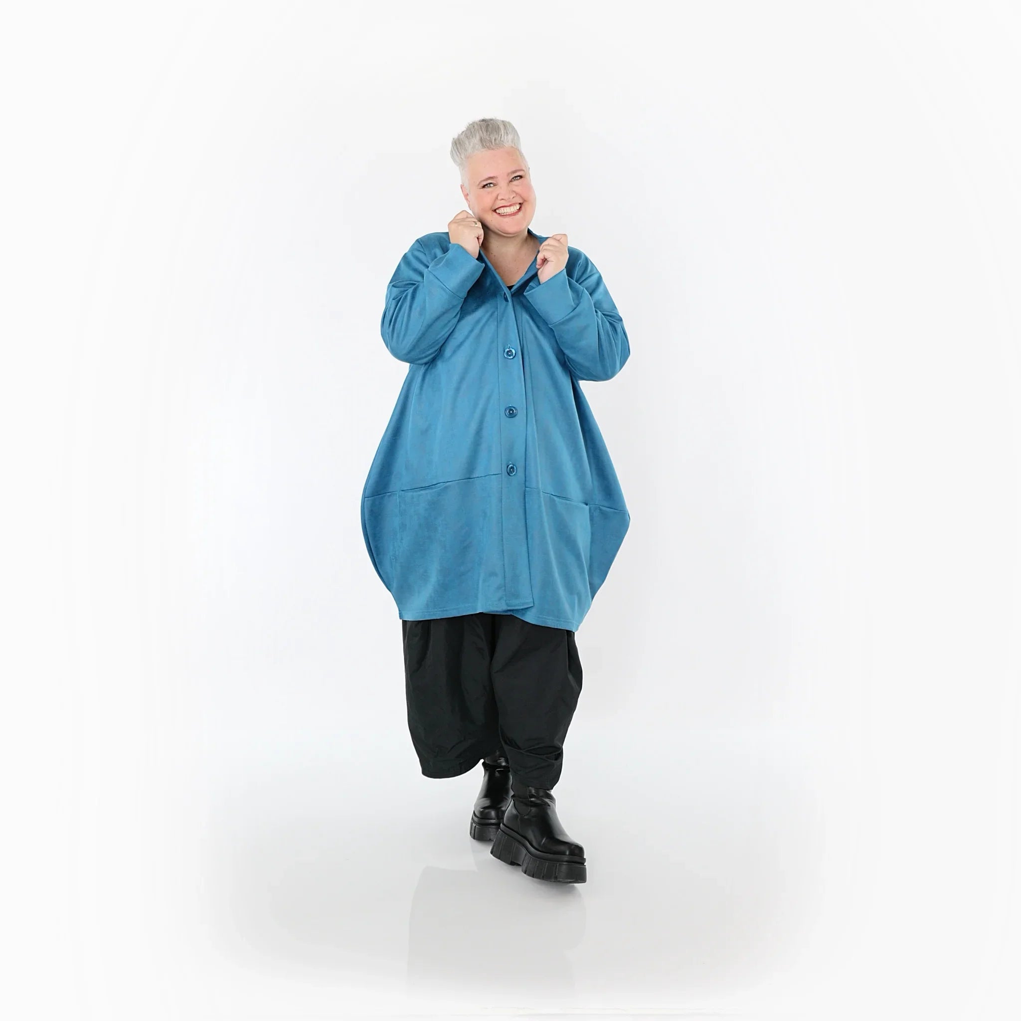 AKH Fashion 7094 Veste, Pétrole