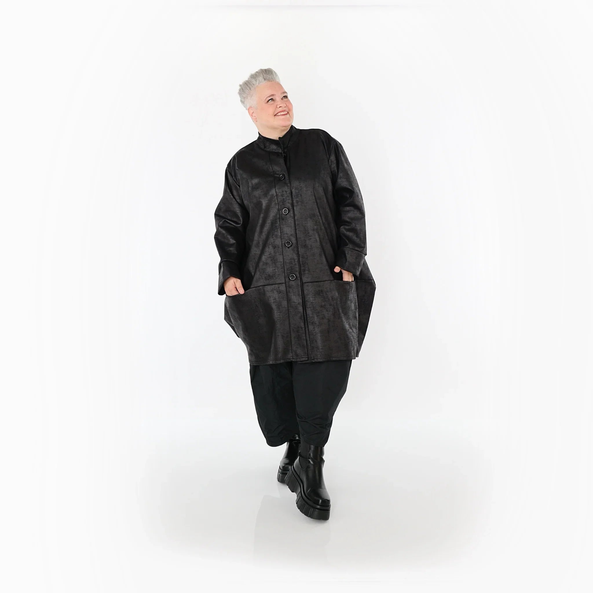 Veste AKH Fashion 7094, noire