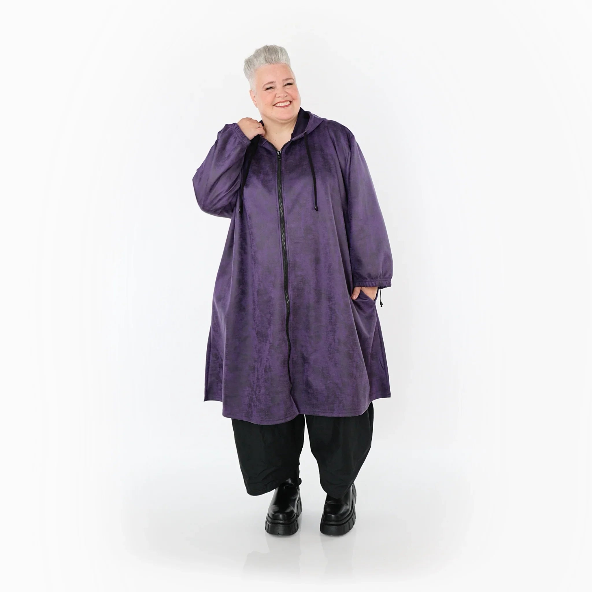 AKH Fashion 7102 Mantel, Violett