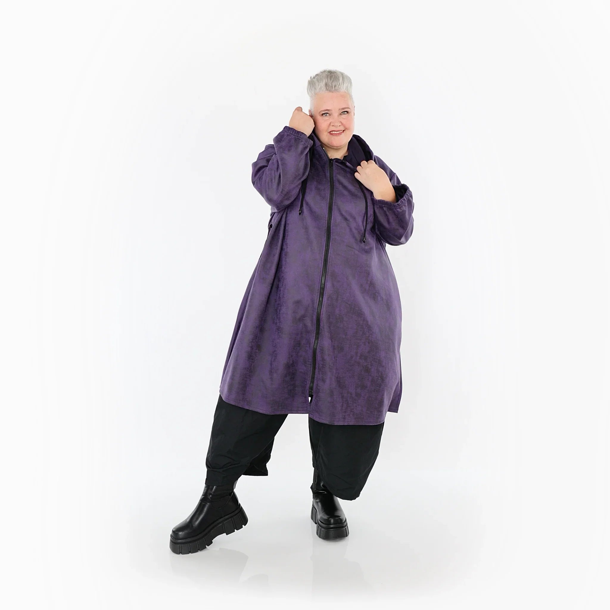 AKH Fashion 7102 Mantel, Violett
