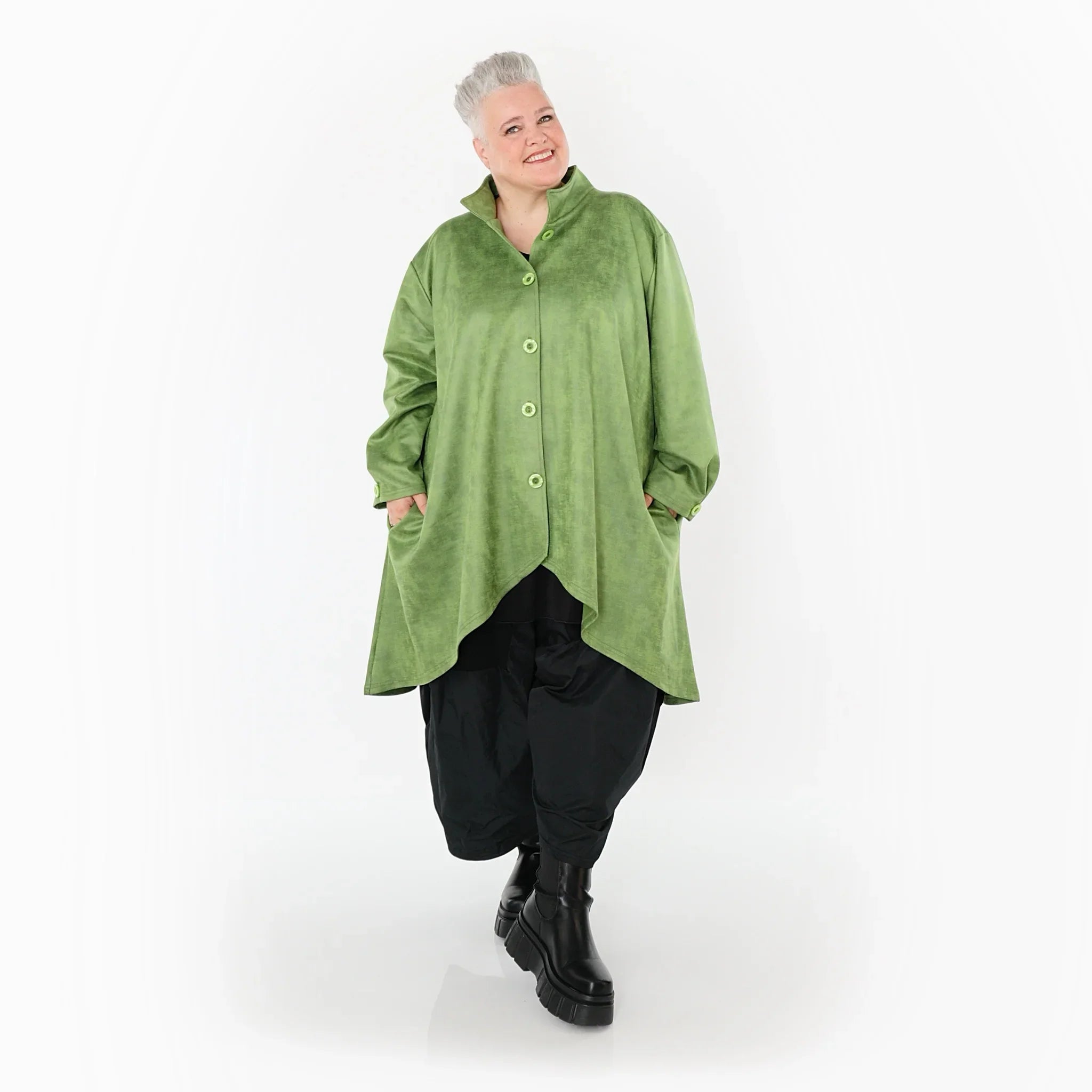 Veste AKH Fashion 7119, verte
