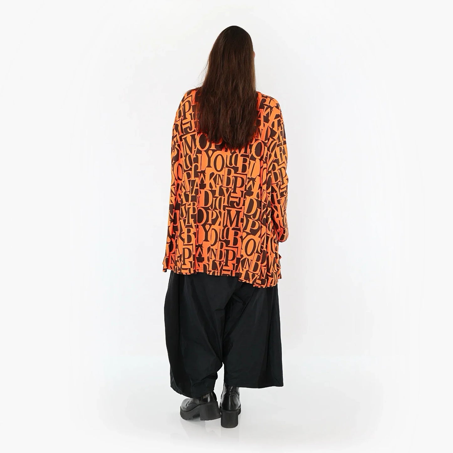 AKH Fashion 593 Big Shirt, Orange-Braun