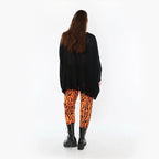 Legging AKH Fashion 100P, orange-marron