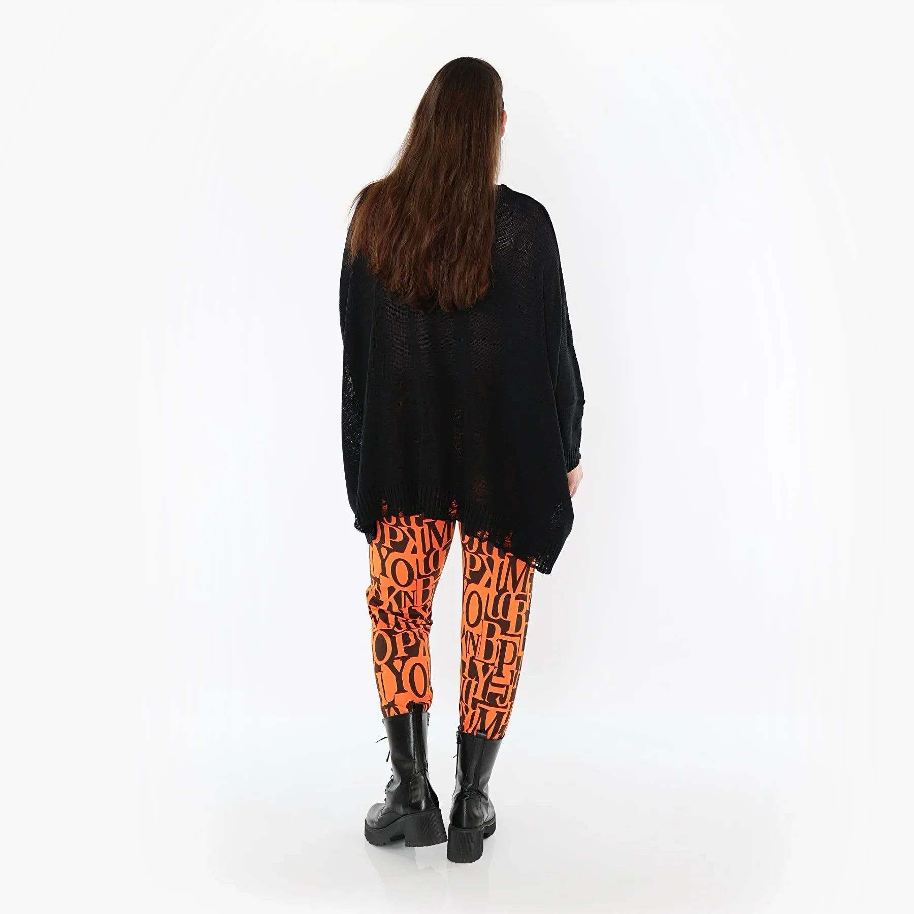 Legging AKH Fashion 100P, orange-marron