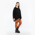 Legging AKH Fashion 100P, orange-marron