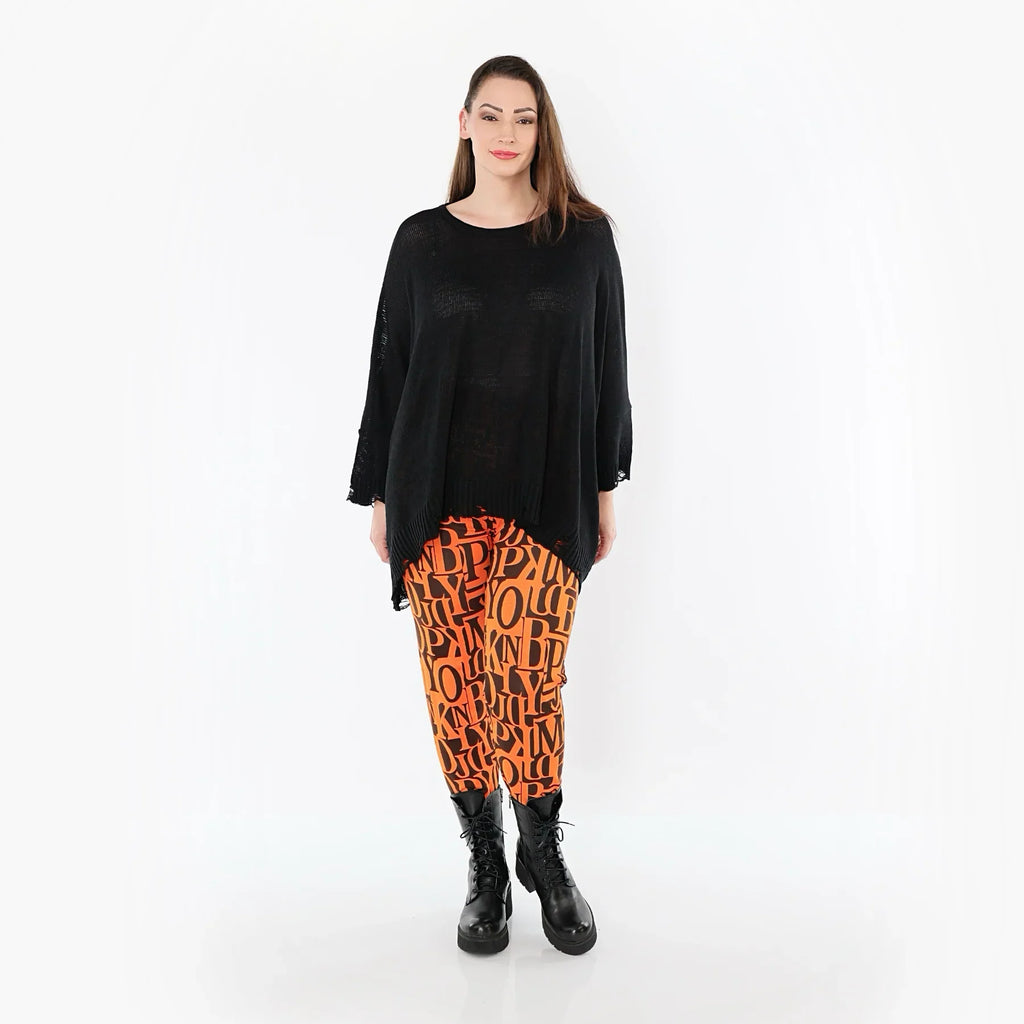 Legging AKH Fashion 100P, orange-marron