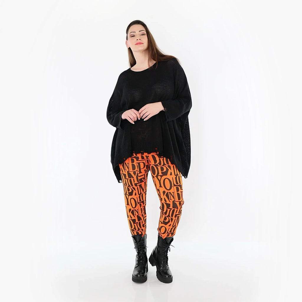 Legging AKH Fashion 100P, orange-marron