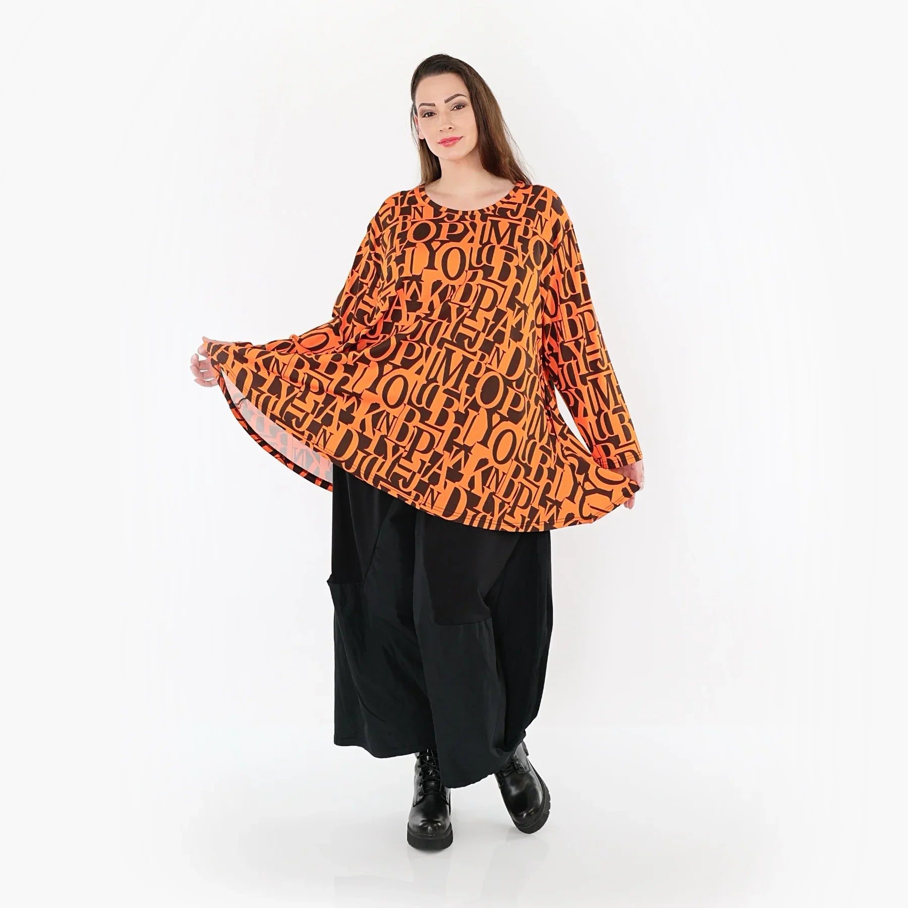 AKH Fashion 1892 Chemise, Orange-Brun