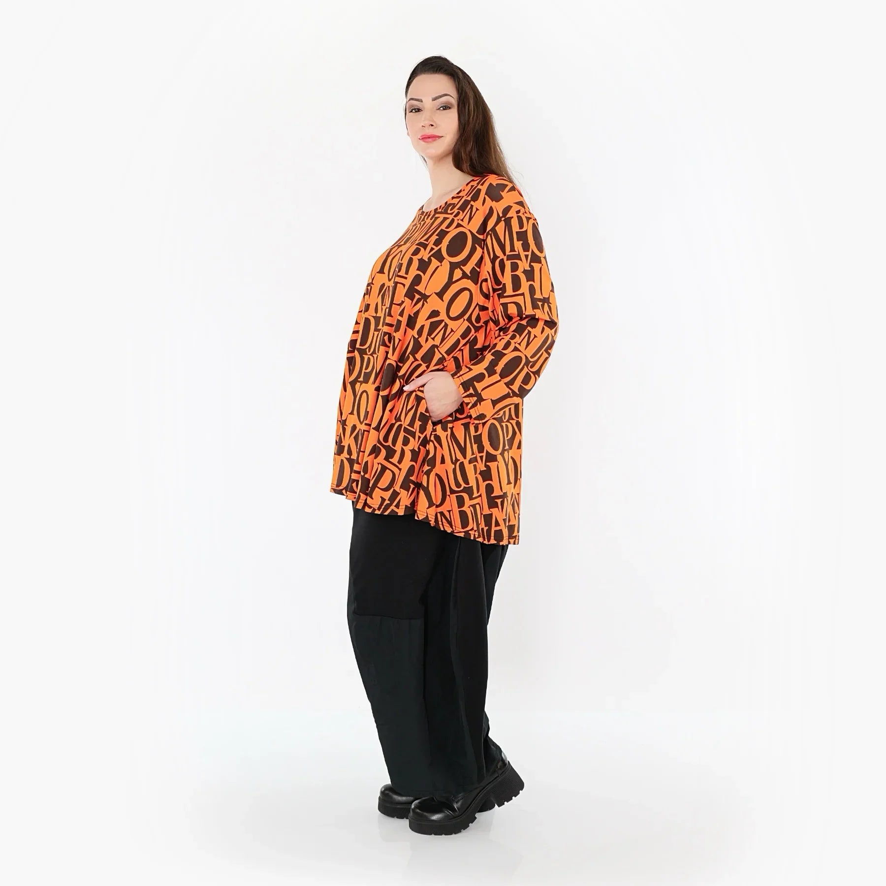 AKH Fashion 1892 Chemise, Orange-Brun
