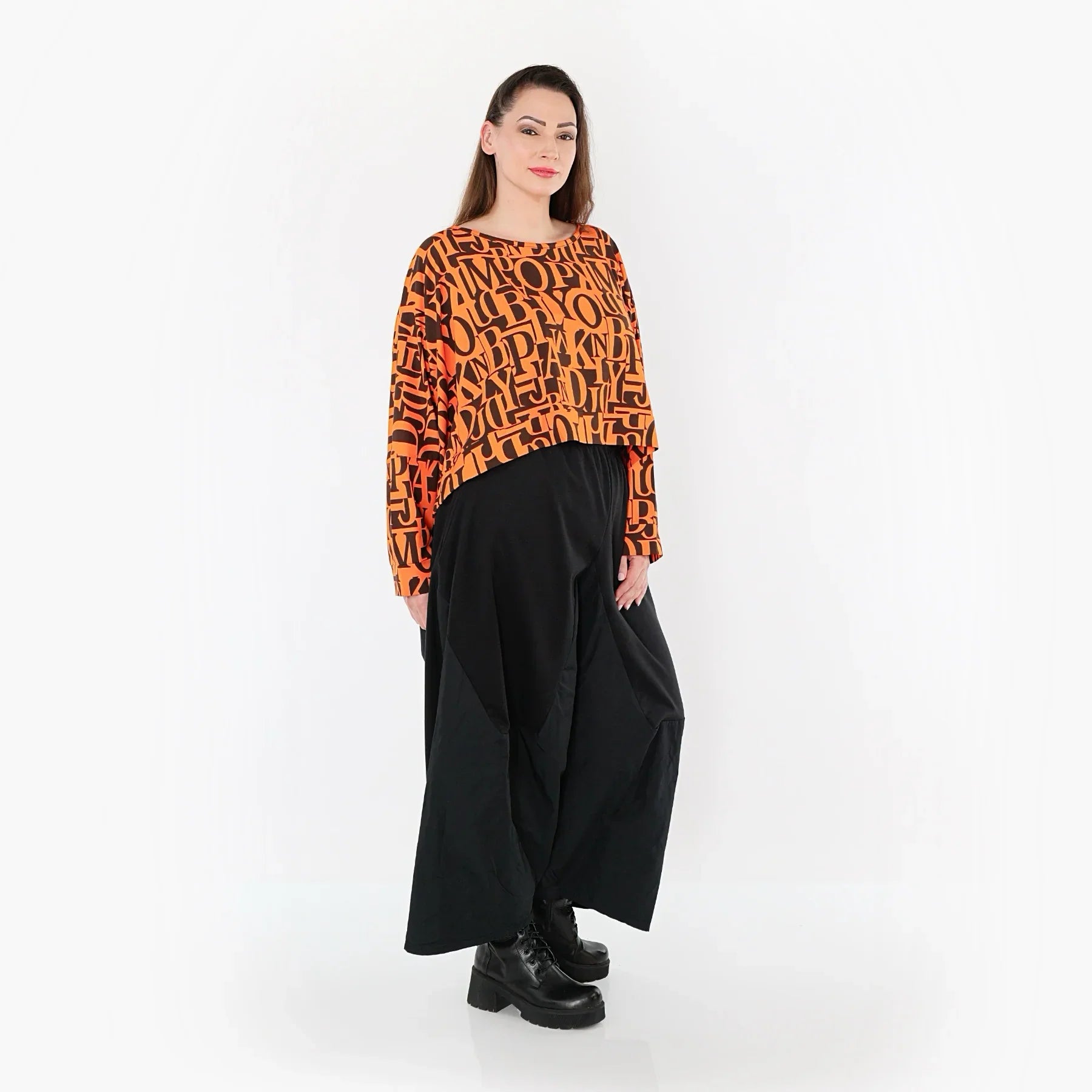 AKH Fashion 7011 Sur-robe, orange-marron