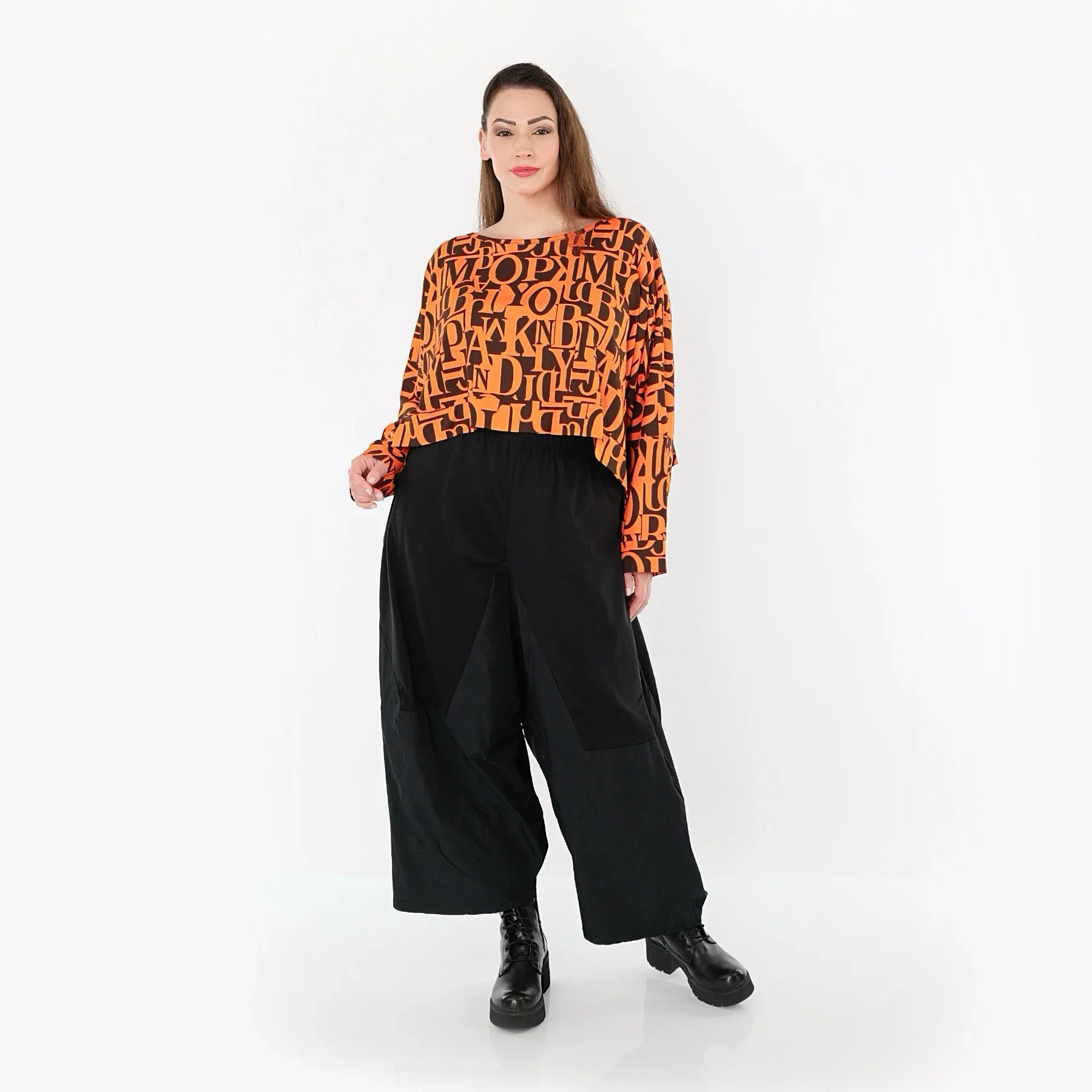 AKH Fashion 7011 Sur-robe, orange-marron