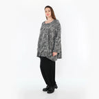 AKH Fashion 593 Big Shirt, gris-noir-blanc