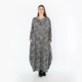 AKH Fashion 1926 Robe, gris-noir-blanc