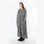 AKH Fashion 1926 Robe, gris-noir-blanc