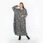 AKH Fashion 1926 Robe, gris-noir-blanc
