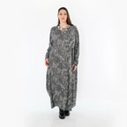 AKH Fashion 1926 Robe, gris-noir-blanc