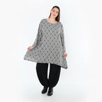 AKH Fashion 521 Chemise, gris clair-noir-blanc