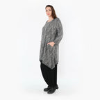 AKH Fashion 521 Chemise, Gris-Noir-Blanc