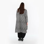 Chemise AKH Fashion 4656, gris-noir-blanc