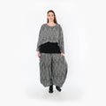 AKH Fashion 8069 Pantalon, Gris-Noir-Blanc
