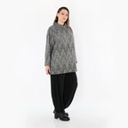 AKH Fashion 1892R Chemise, Gris-Noir-Blanc