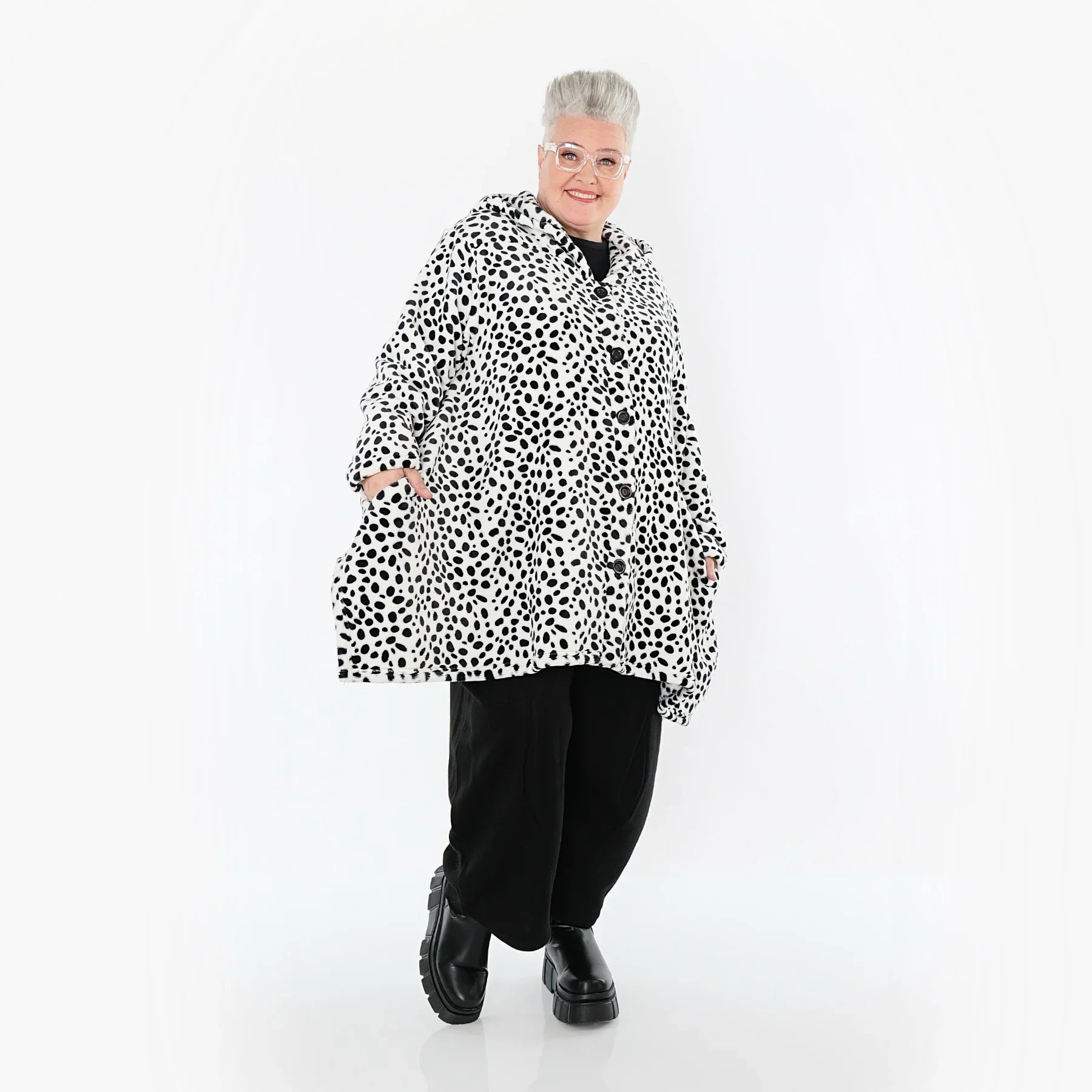 AKH Fashion 2030 Veste, Blanc-Noir