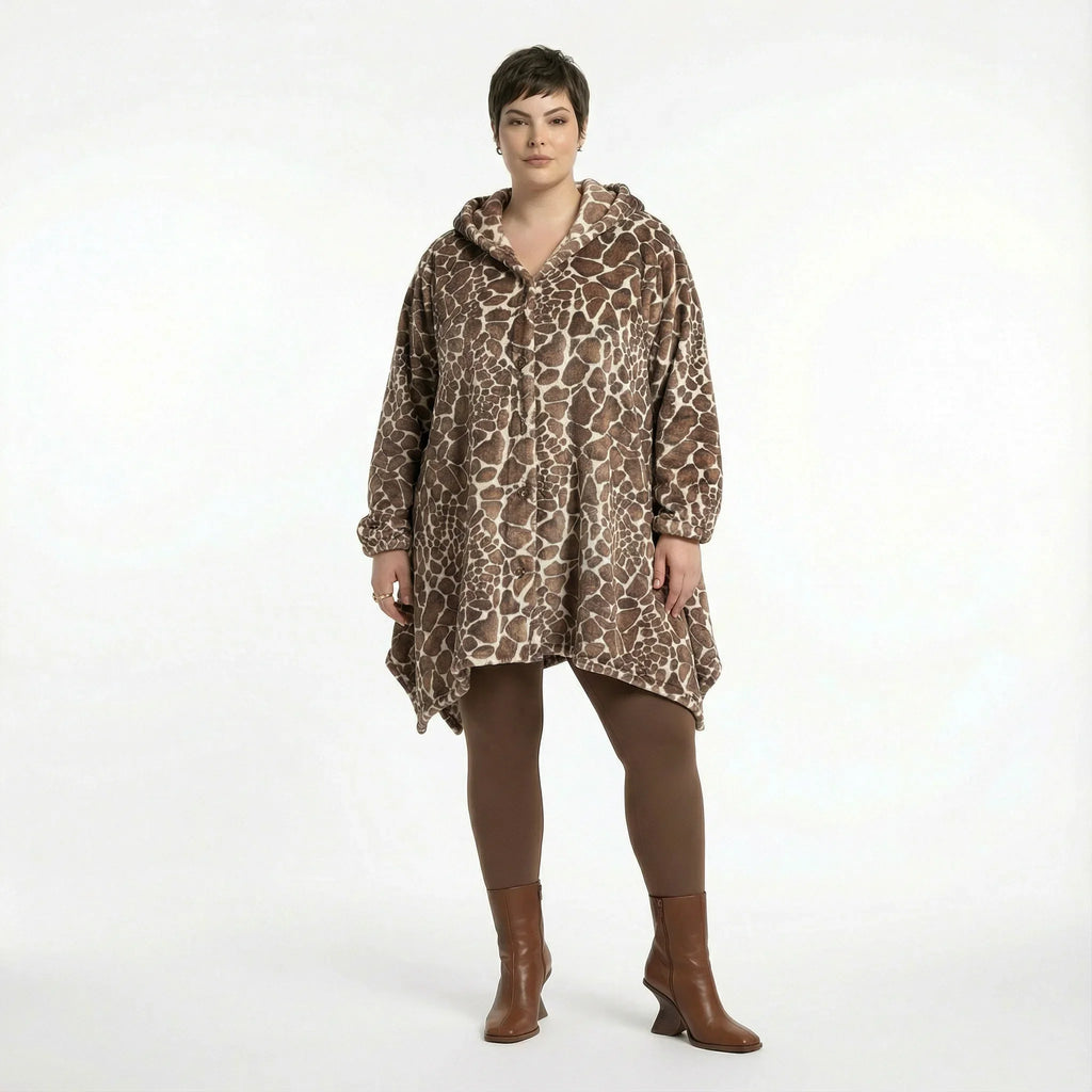 AKH Fashion 2030 Veste, Marron-Écru