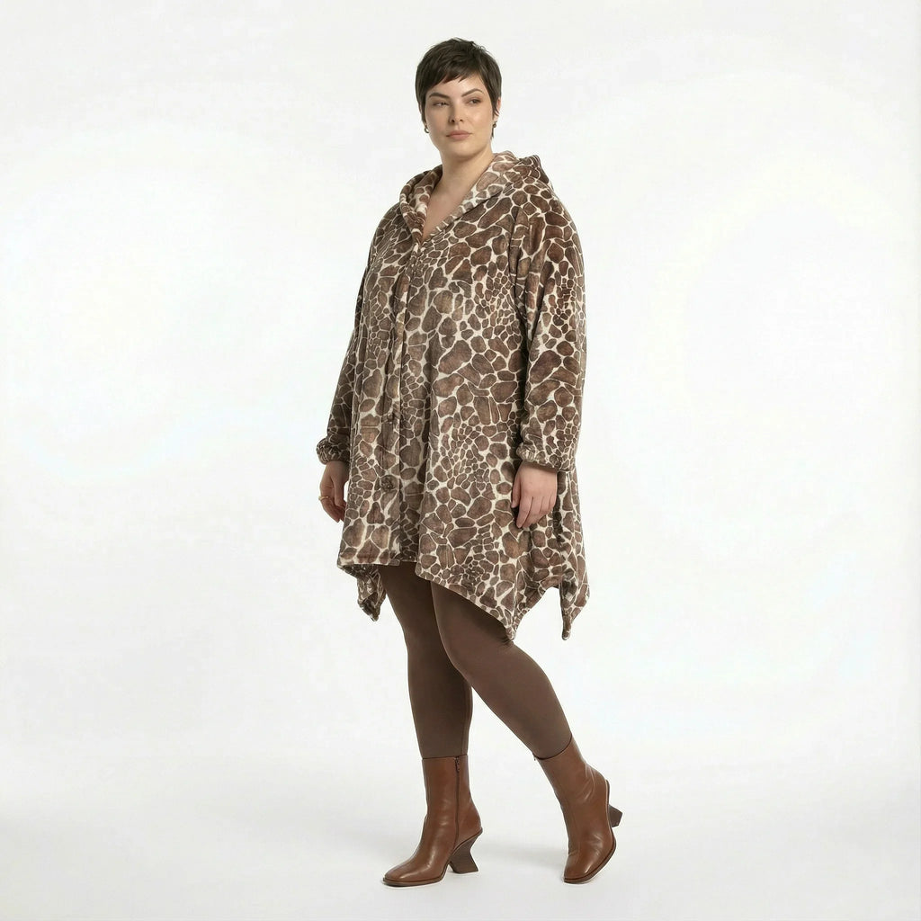 AKH Fashion 2030 Veste, Marron-Écru