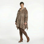 AKH Fashion 2030 Veste, Marron-Écru