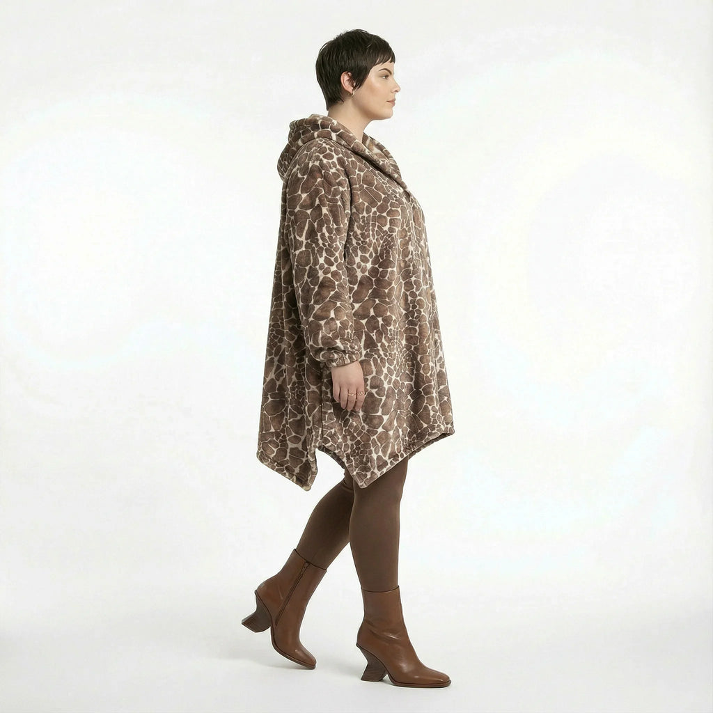 AKH Fashion 2030 Veste, Marron-Écru
