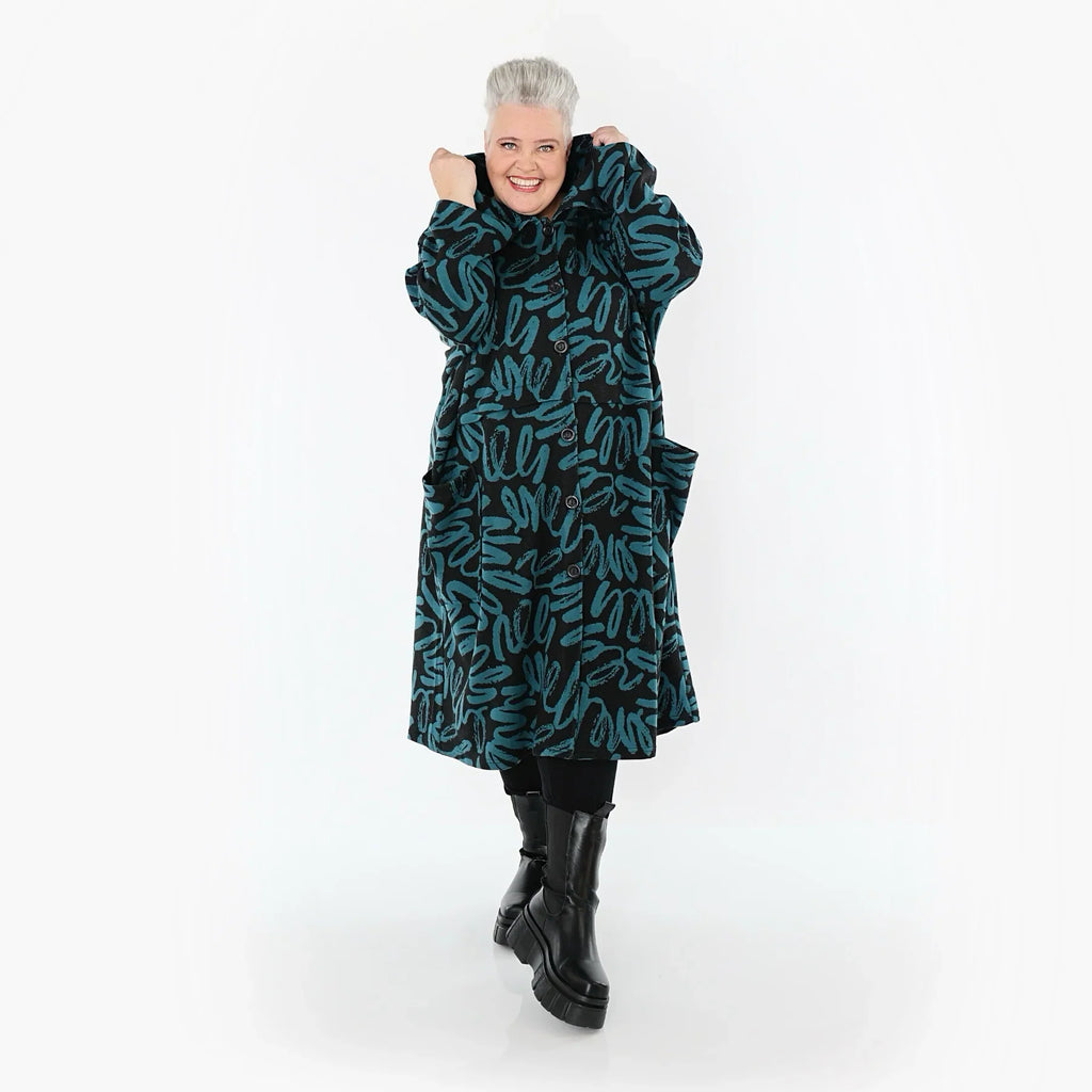 AKH Fashion 7041 Manteau, noir-essence