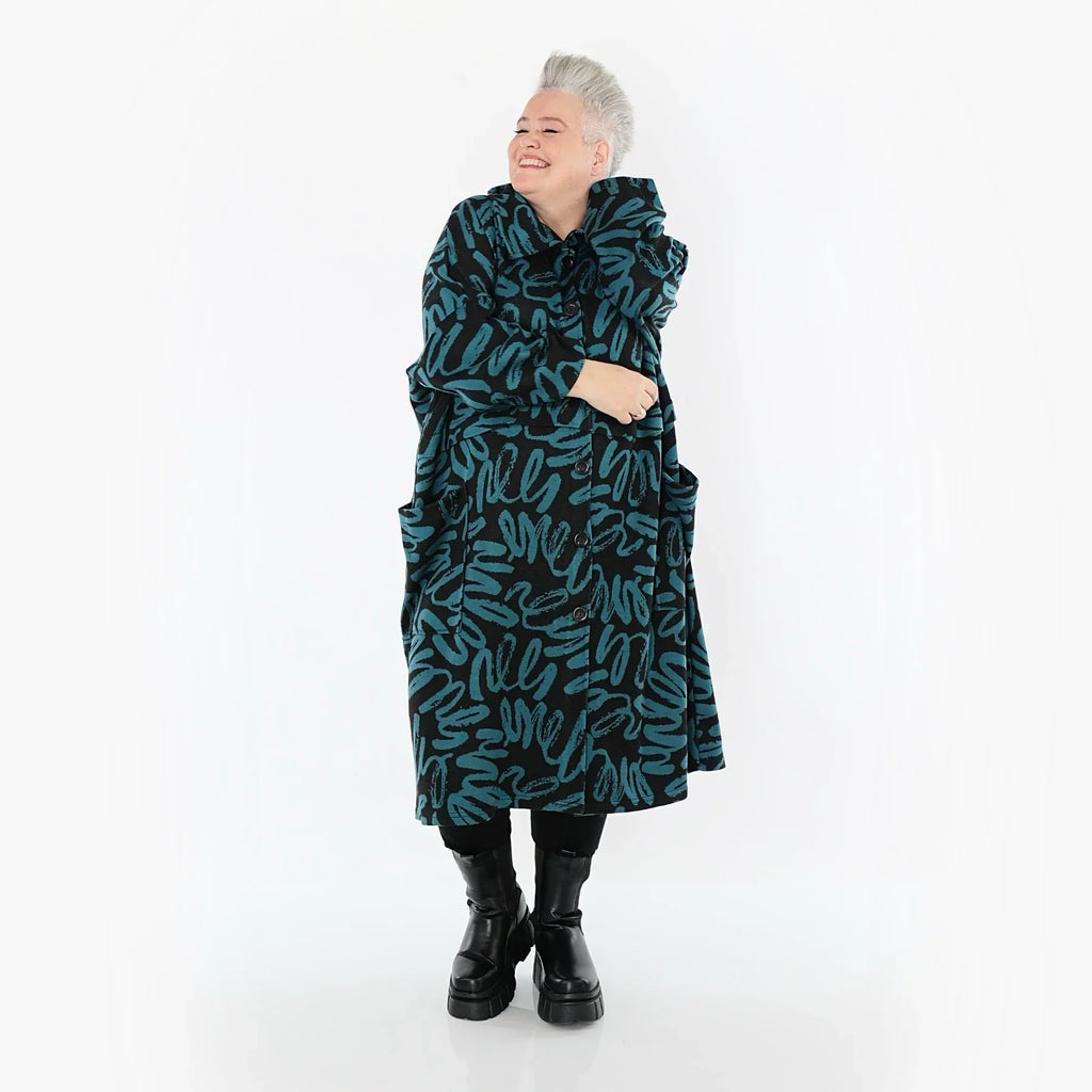 AKH Fashion 7041 Manteau, noir-essence