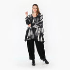 AKH Fashion 593 Big Shirt, noir-gris-blanc