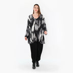 AKH Fashion 593 Big Shirt, noir-gris-blanc