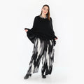 AKH Fashion 7125 Trousers, Black-Grey-White