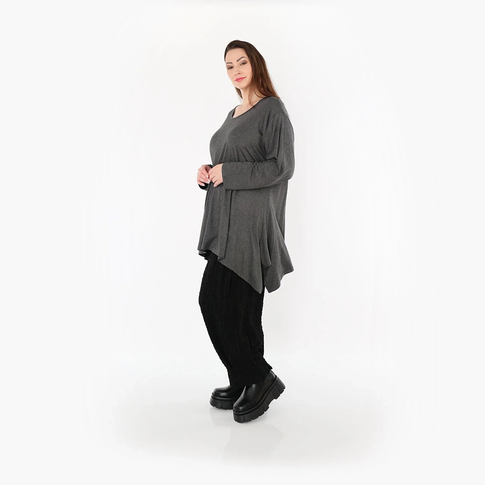 Chemise AKH Fashion 1019, Anthracite