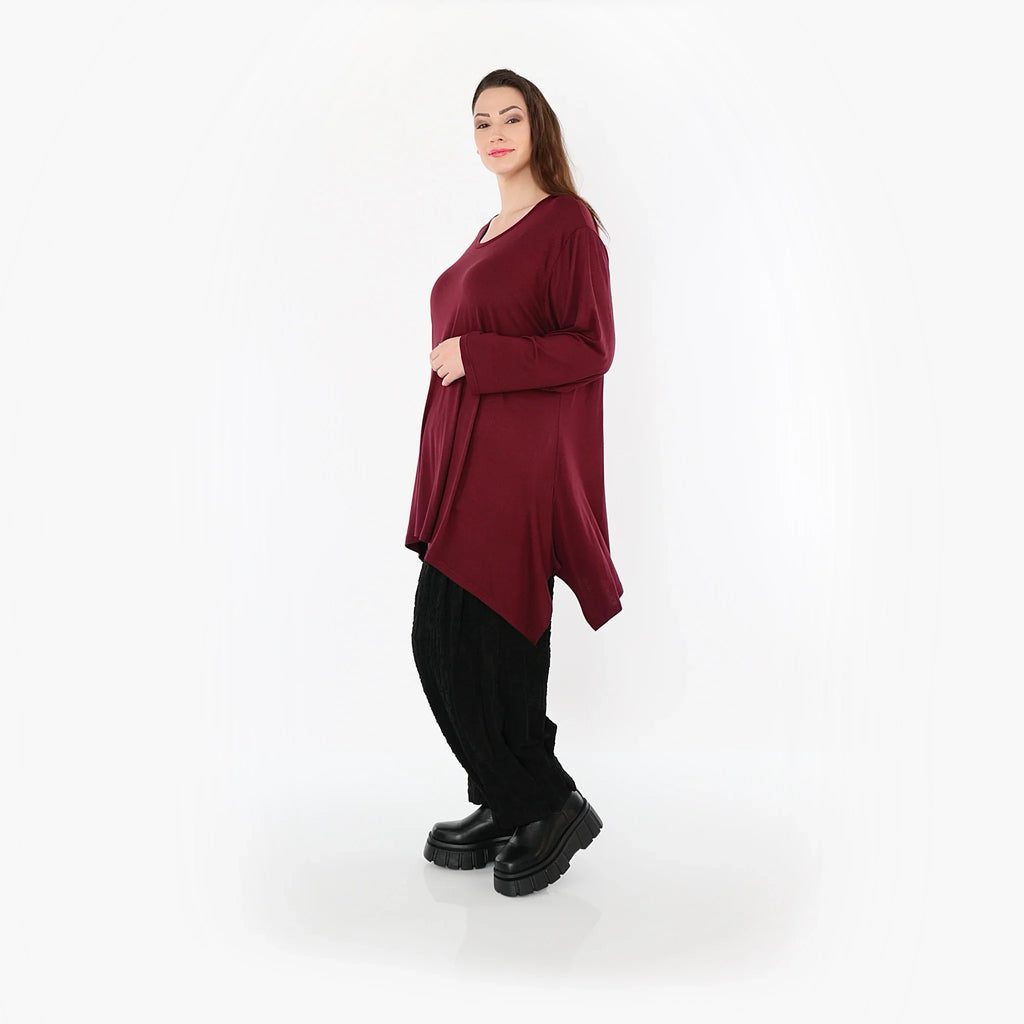 AKH Fashion 1019 Chemise, Bourgogne