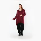 AKH Fashion 1019 Chemise, Bourgogne