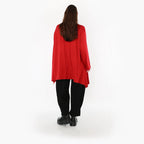 AKH Fashion 1019 chemise, rouge foncé
