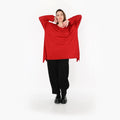 AKH Fashion 1019 chemise, rouge foncé