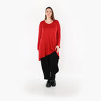 AKH Fashion 1019 chemise, rouge foncé