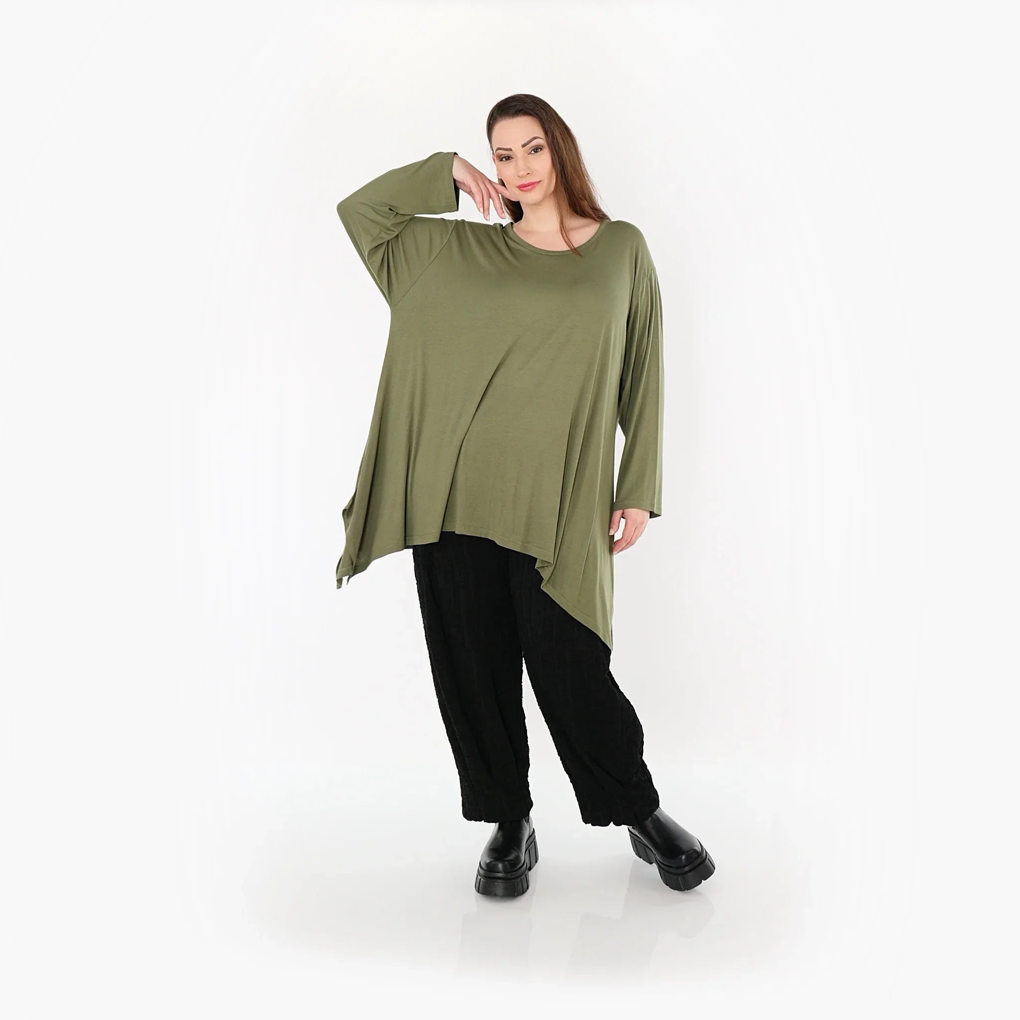 AKH Fashion 1019 Shirt, Olive
