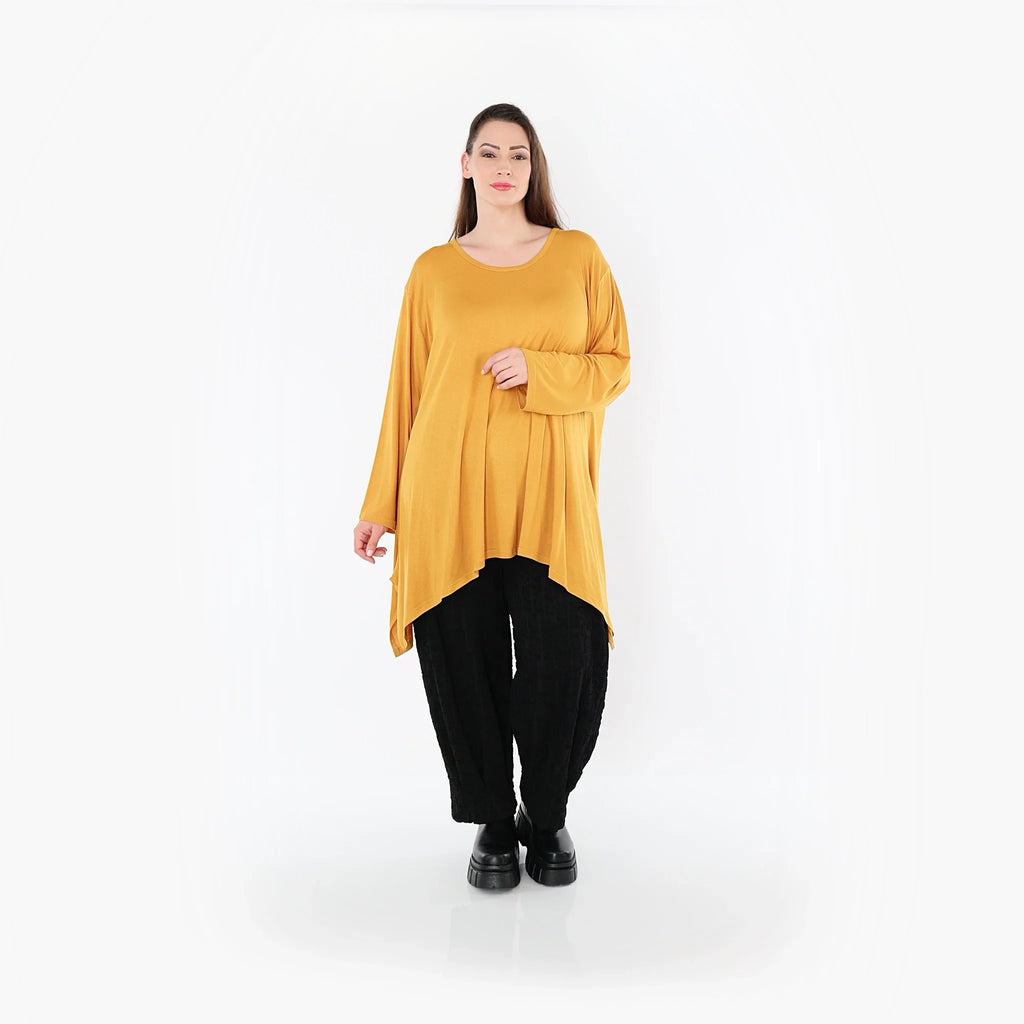AKH Fashion 1019 Chemisier, Moutarde